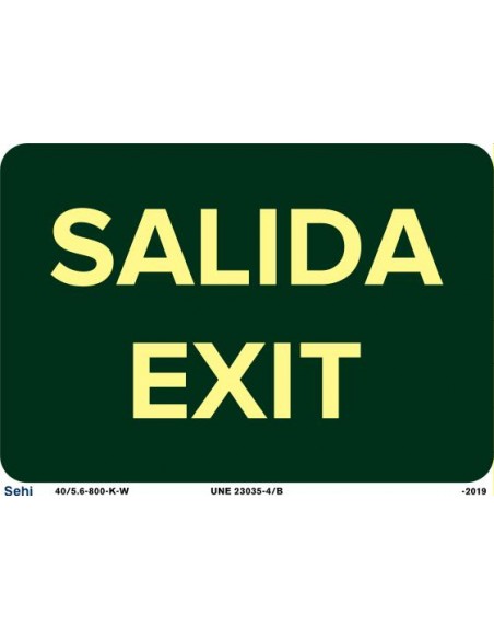 SALIDA DE EMERGENCIAEXIT