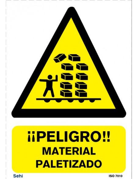 PELIGRO MATERIAL PALETIZADO