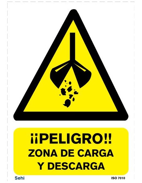 PELIGRO ZONA DE CARGA Y DESCARGA