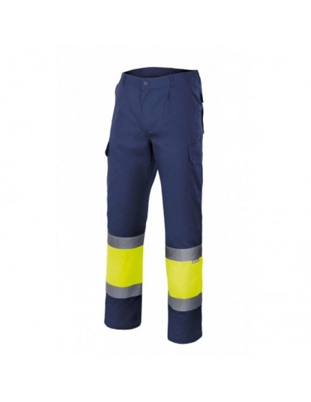 PANTALON BICOLOR FORRADO ALTA VISIB 156