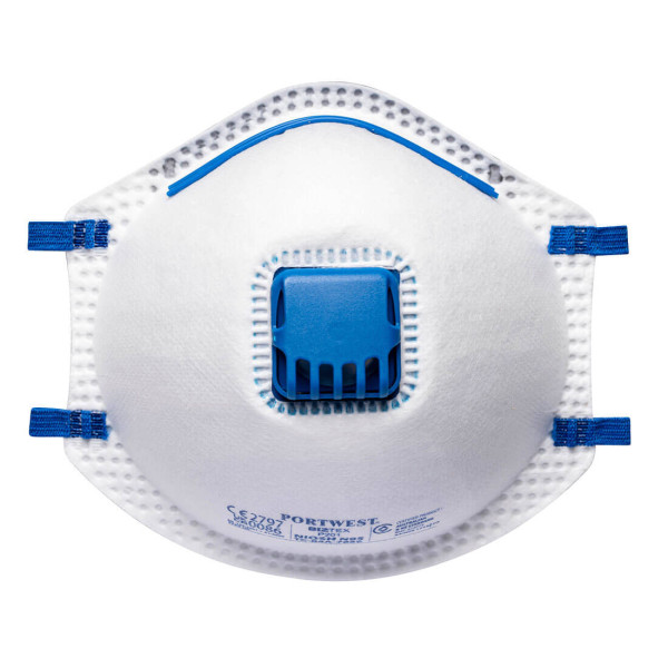 MASCARILLA CON VALVULA FFP2 P201 10 UND