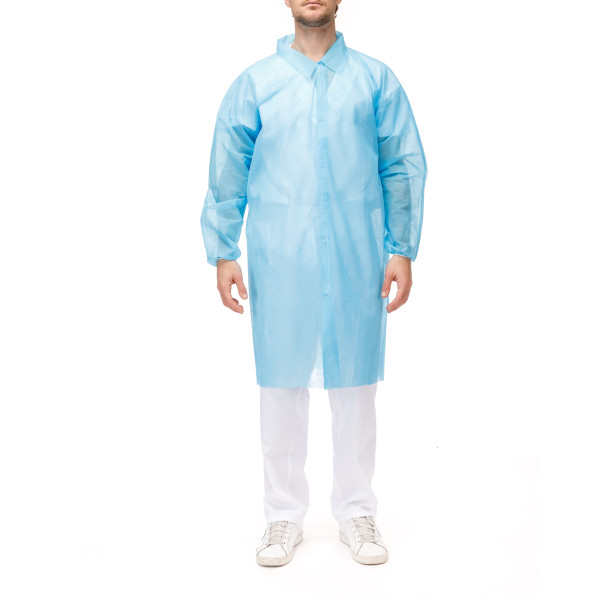 BATA DESECHABLE POLIPROPILENO CIERRE VELCRO 65403
