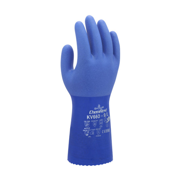 GUANTE QUIMICO PVC KV660