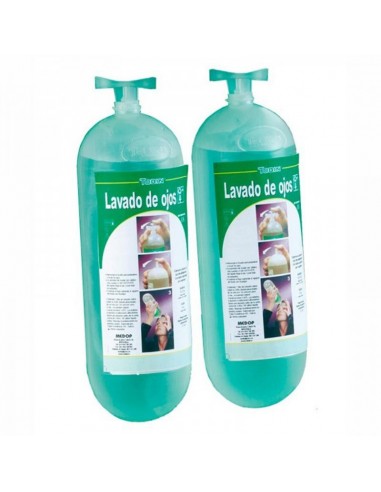 Frasco Lavaojos 2 botellas 1 litro 900355 de MEDOP