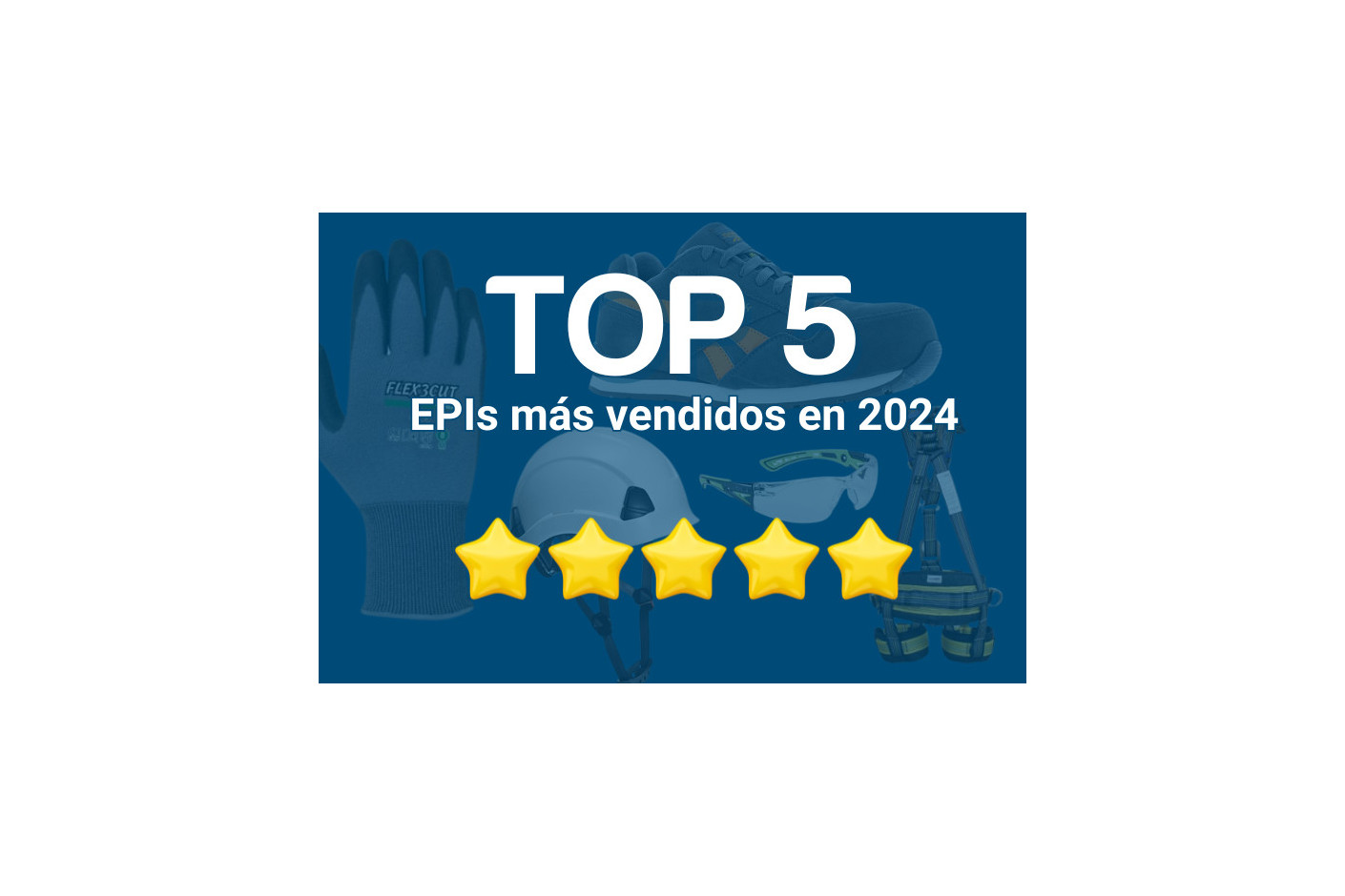 Top 5 de EPIs más vendidos en 2024: Lo que los profesionales prefieren